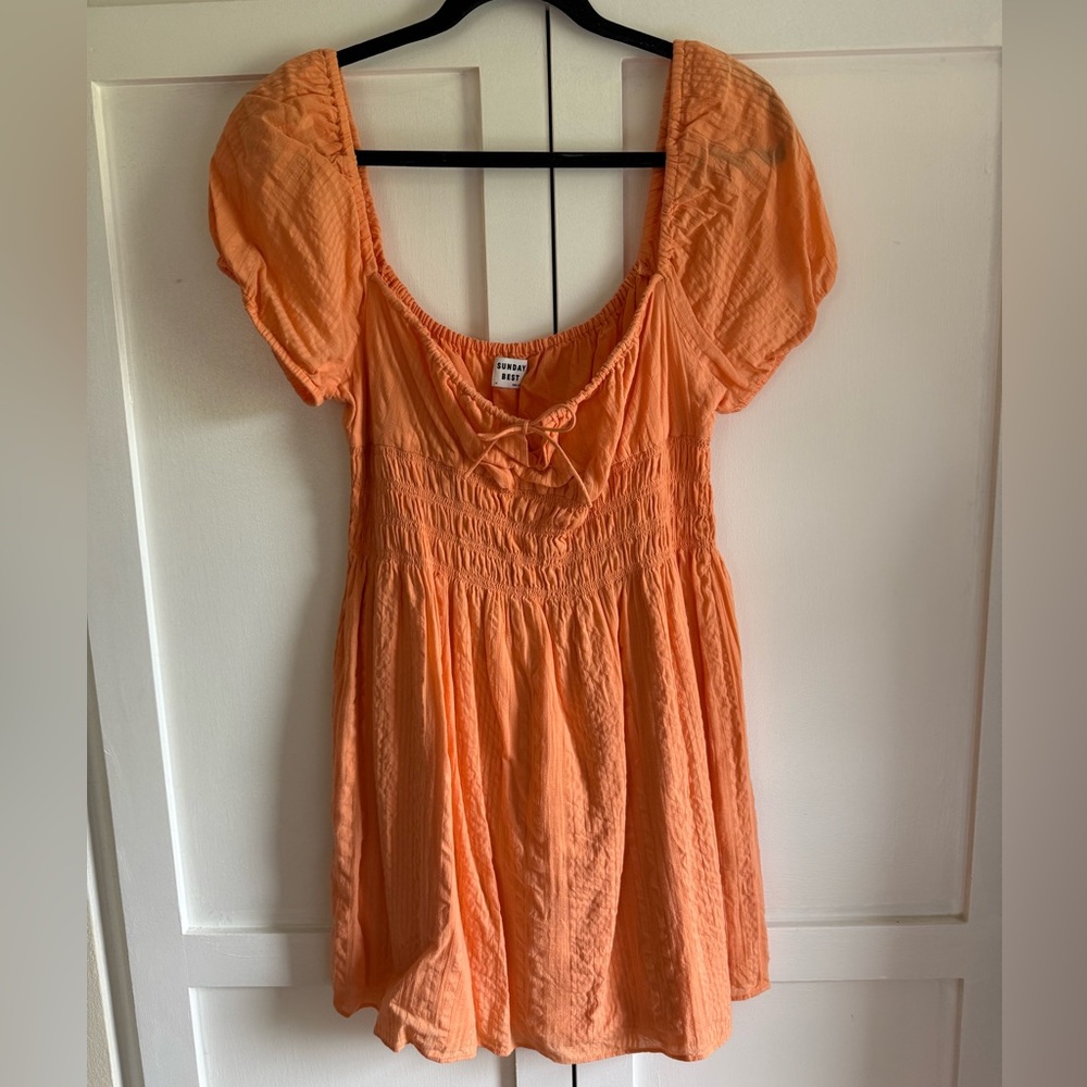 Aritzia Sunday Best - Orange Summer Dress